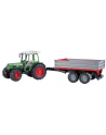 Traktor Fendt 209 S z przyczepą wywrotką BRUDER - nr 1
