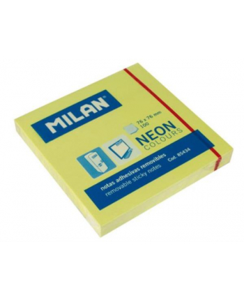 Karteczki samoprzyl.75x75 (100) neon żółte. MILAN
