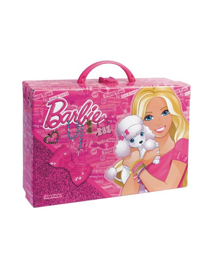 Kuferek kartonowy z rączką Barbie. STARPAK główny