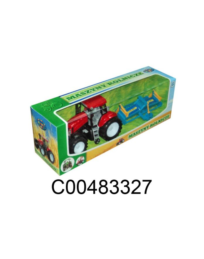 Traktor z maszyną -  pudełko.  33273   DROMADER główny