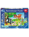 Puzzle 2x24el Bambi z przyjaciółmi 088645 RAVENSBURGER - nr 2