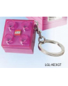Brelok LEGO LGL-KE3GT LED klocek różowy - nr 1
