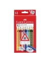 Kredki 12kol Jumbo Grip Faber - nr 7