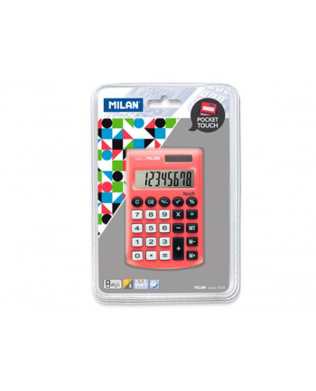Kalkulator 150908 czerwony. MILAN