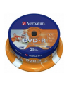 Płytki DVD-R Verbatim 4.7GB  16x | do nadruku Retail Wide cake box 25 - nr 1