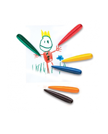 Kredki świecowe 4+ 6 kolorów 120404