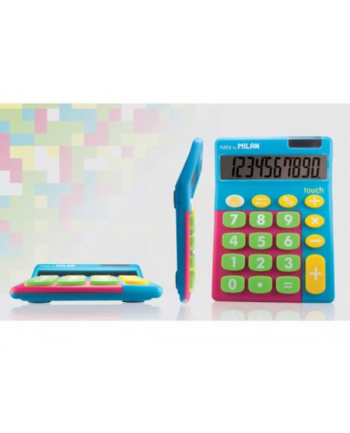 Kalkulator Touch duo niebieski. MILAN