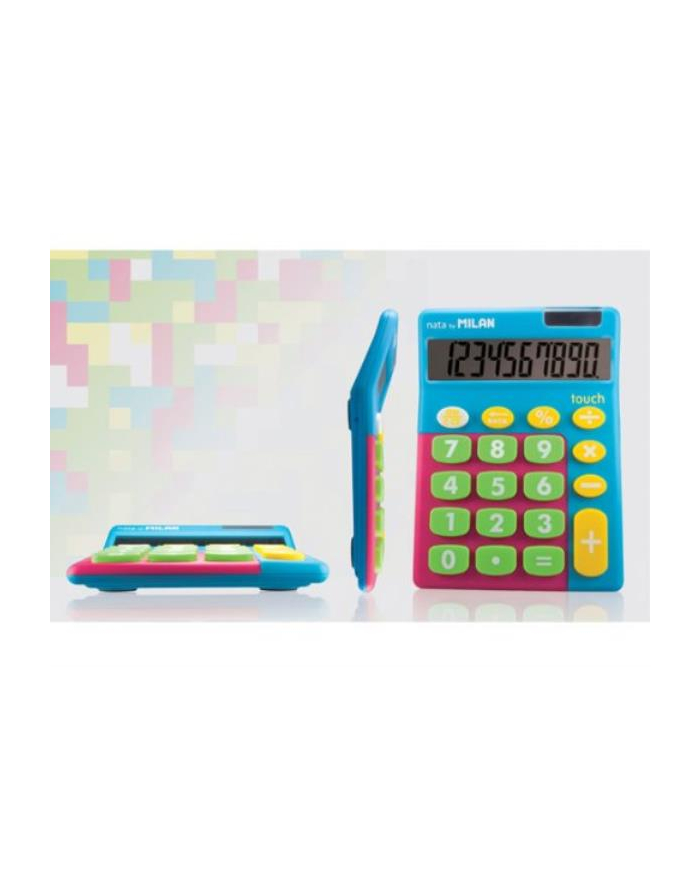 Kalkulator Touch duo niebieski. MILAN główny
