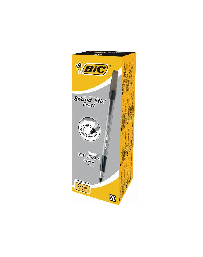 Długopis BiC Round Stick Exact czarny p20. BIC główny