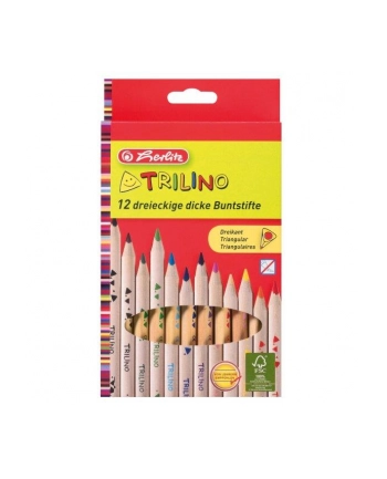 Kredki 12kol Trilino. HERLITZ