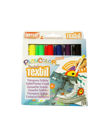 Farby w sztyfcie PlayColor Textil Pocket 6kol.10501 COREX