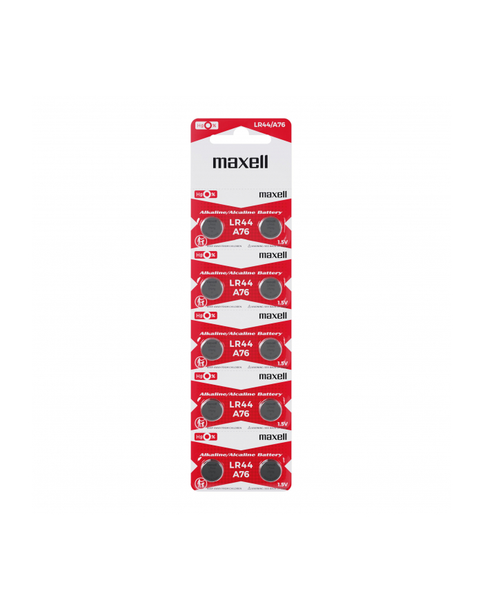 Bateria Maxell LR44 A76 p10. AWA PW główny