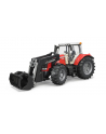 Traktor Massey Ferguson 7624 z ładowaczem czołowym BRUDER - nr 1