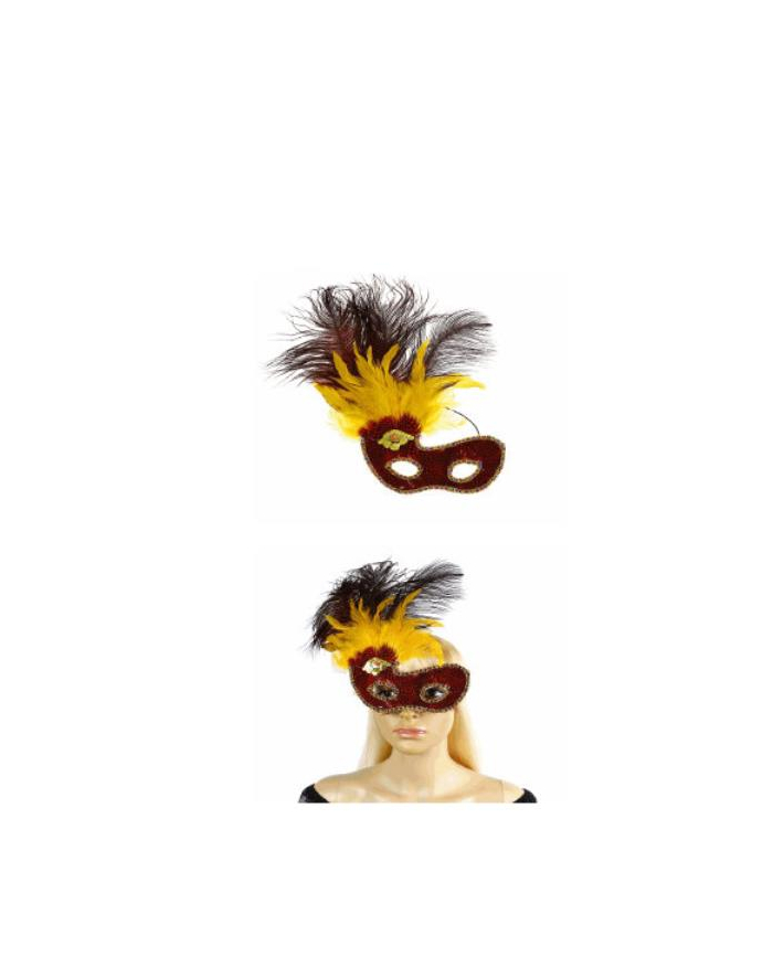 Maska z piórami "Kabaret" M5 główny