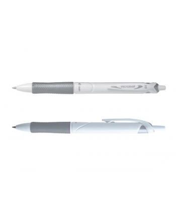 Długopis Pilot Acroball M white srebrny czarny p10