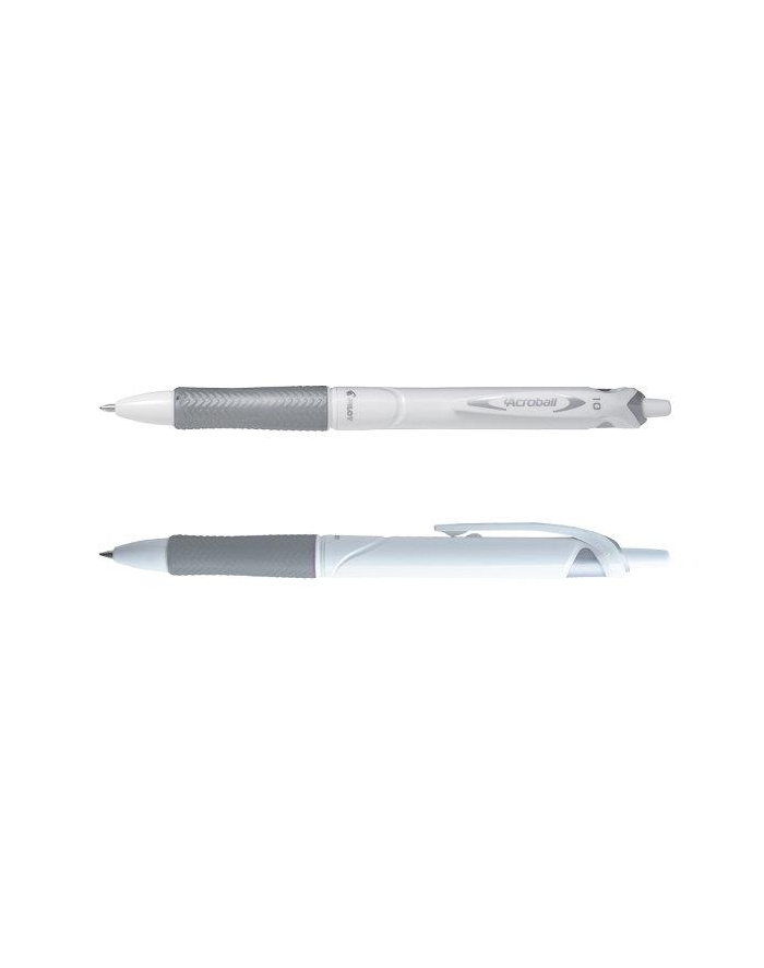 Długopis Pilot Acroball M white srebrny czarny p10 główny