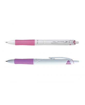 Długopis Pilot Acroball M white różowy p10