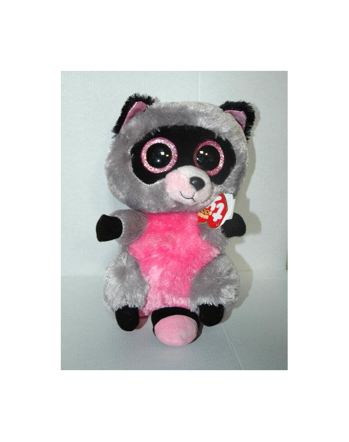 TY BEANIE BOOS ROCCO - szary szop pracz 24 cm.  TY34107 główny