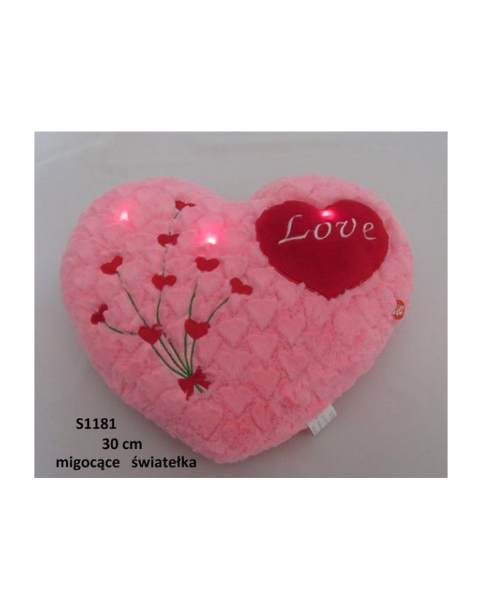 Serce róż migotka 30cm 137180 główny