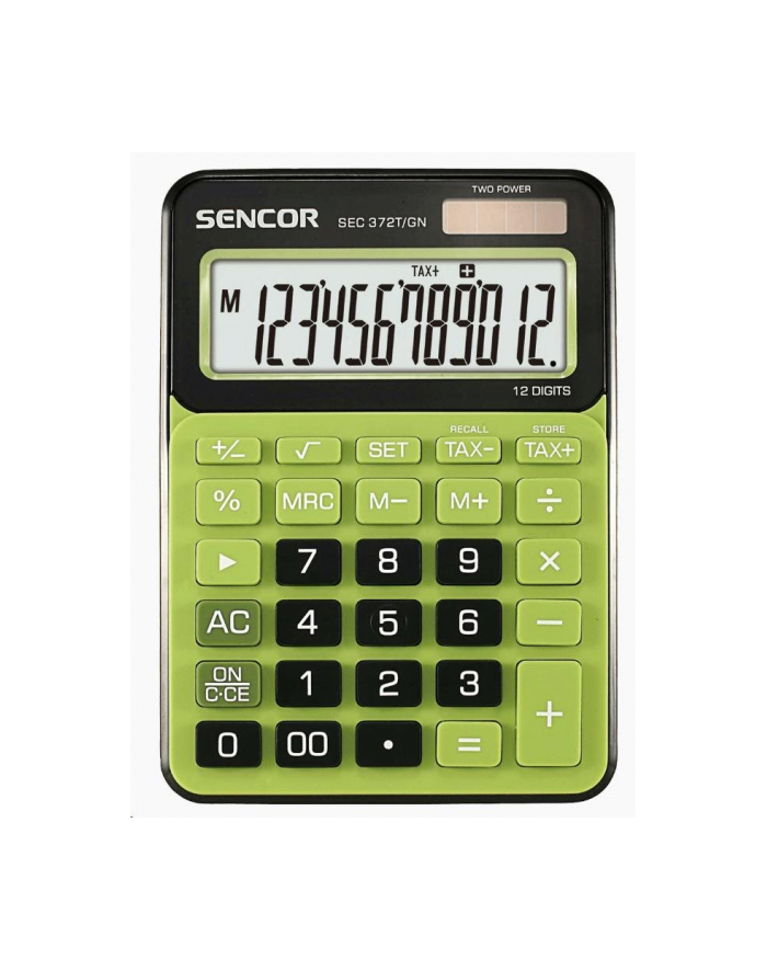 Kalkulator SENCOR SEC 372T/GN zielony główny