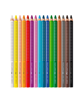 Kredki 16kol Jumbo Grip op.metalowe Faber
