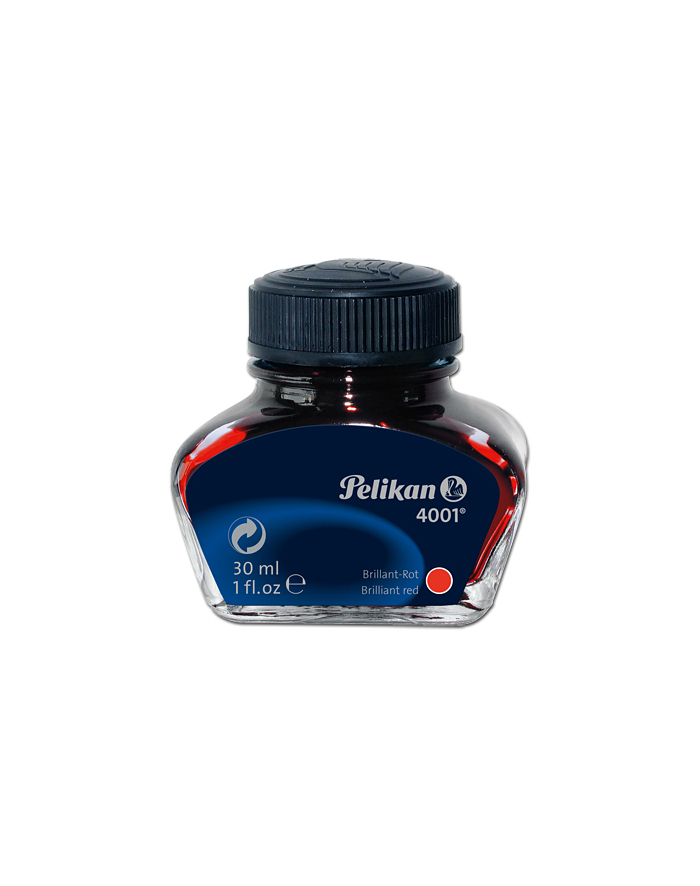 Atrament 30ml czerwony HERLITZ główny