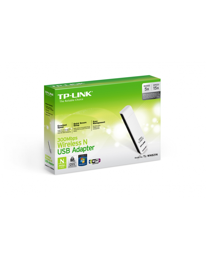 TP-Link TL-WN821N adapter USB Wireless 802.11n/300Mbps główny