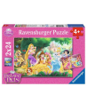 Puzzle 2x24el Przyjaciele Księżniczek 089529 RAVENSBURGER - nr 1