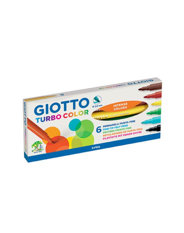 Flamastry 6kol GIOTTO TURBO COLOR główny