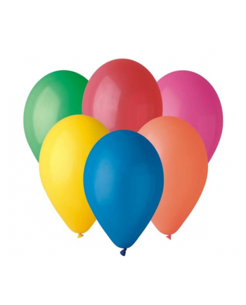 Balon G90 pastel 10 - różnokolorowe 100 szt.
