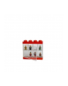 Pojemnik LEGO na 8 minifigurek czerwony - nr 3