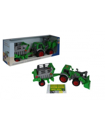 Polesie  46505 Traktor-ładowarka z naczepą Nr2 (w pudełku)