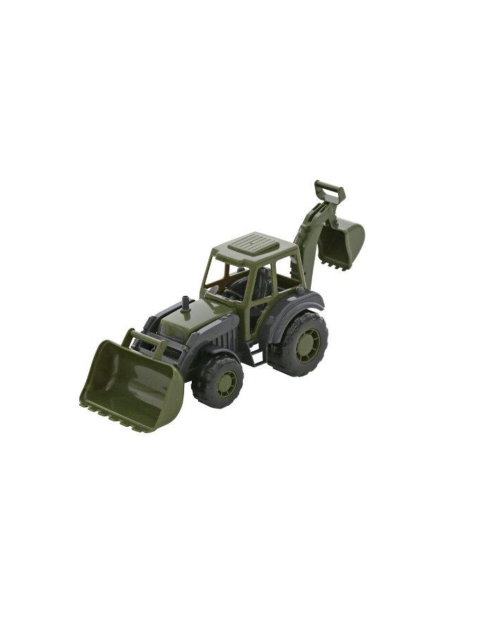 Polesie 49285 Traktor-koparka wojskowy w siatce główny
