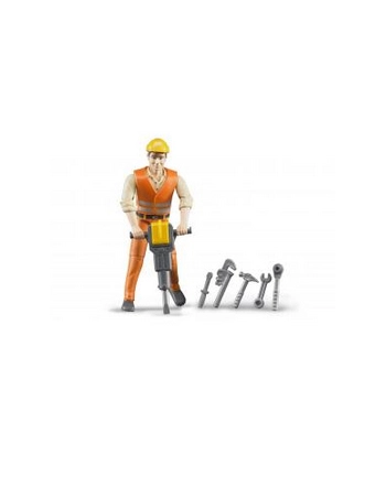 Figurka robotnika z akcesoriami 60020 BRUDER