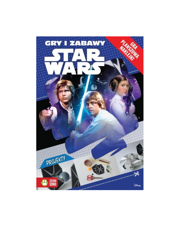 Książ. Star Wars. Gry i zabawy. ZIELONA SOWA główny