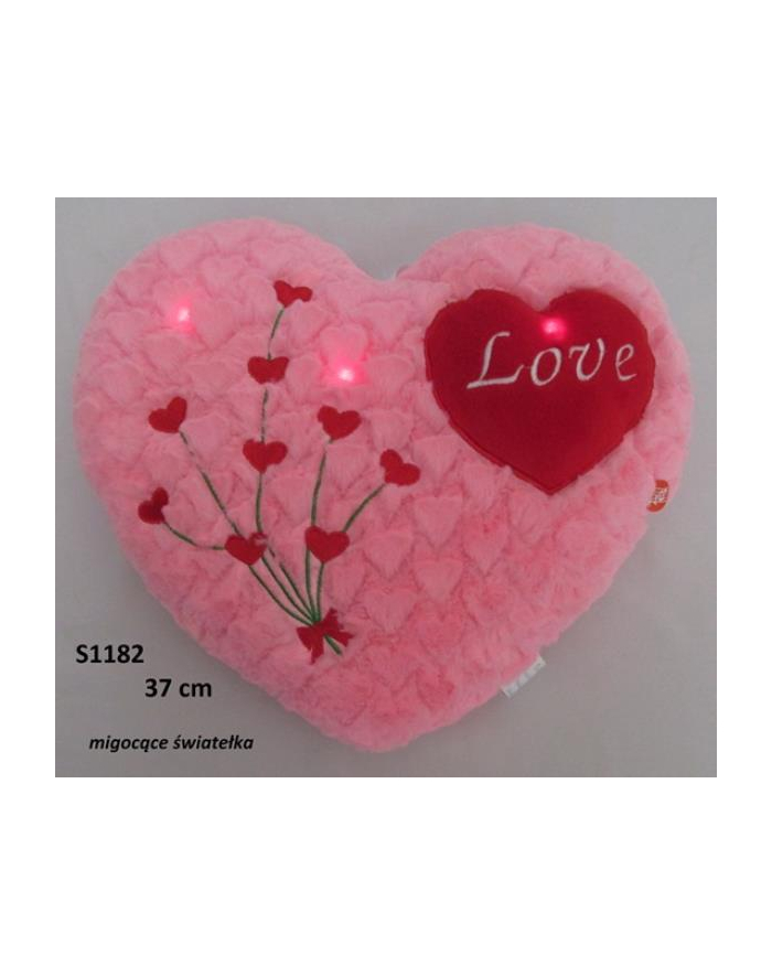 Serce róż migotka 37cm 137180 główny