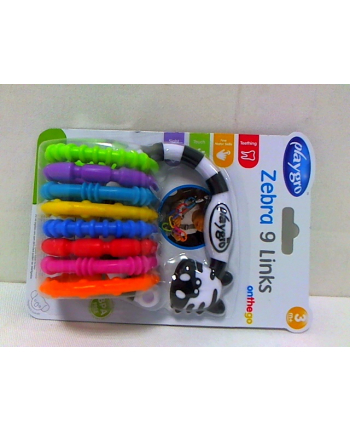 Playgro 184558 Gryzak aktywna Zebra blister