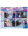 Puzzle 4w1 Frozen - Tornistry 070251 RAVENSBURGER - nr 1