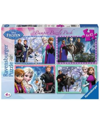 Puzzle 4w1 Frozen - Tornistry 070251 RAVENSBURGER