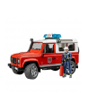 Land Rover Defender Straż Pożarna z figurką (02802) 02596 BRUDER - nr 2