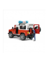 Land Rover Defender Straż Pożarna z figurką (02802) 02596 BRUDER - nr 4