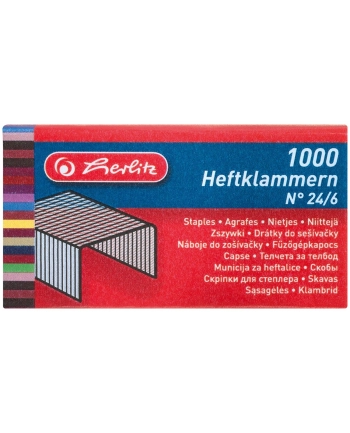 Zszywki 24/6 p10 1000 HERLITZ