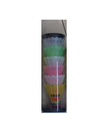 Lotki do badmintona w tubie plast. 6szt. 00675 DROMADER