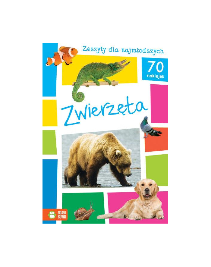 Książ. Zeszyty dla najmłodszych. Zwierzęta. ZIELONA SOWA główny