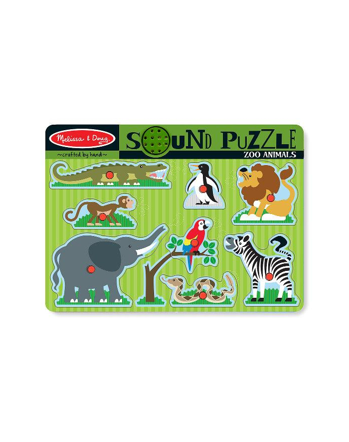 MELISSA Puzzle ZOO animals dźwiękowe 10727 główny