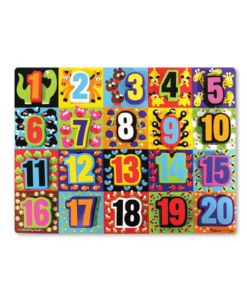 MELISSA Puzzle z klocków Jumbo Liczby 13832