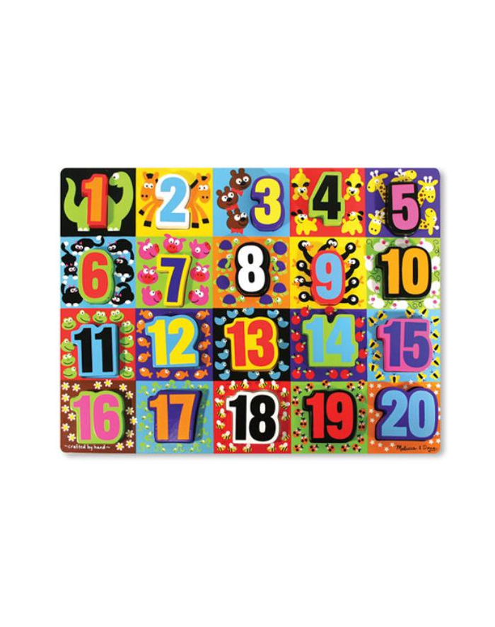 MELISSA Puzzle z klocków Jumbo Liczby 13832 główny