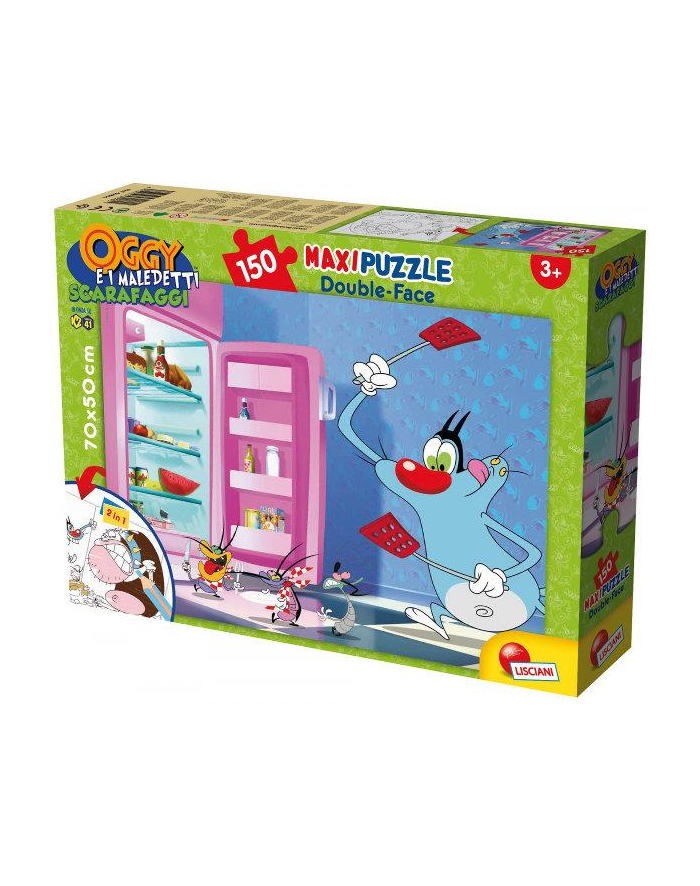 Puzzle dwustronne Maxi 150el Oggy i karaluchy  52851 LISCIANI główny