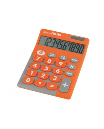 Kalkulator 10poz. Touch Duo pomarań. MILAN