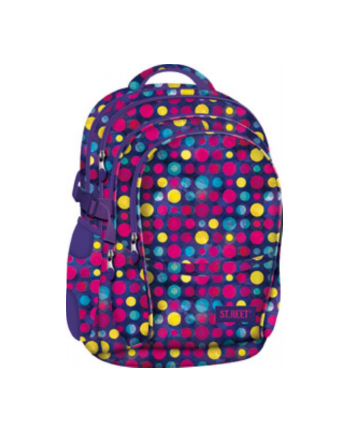 Plecak szkolny Kolorowe Kropki Street Dots2 BP-01 MAJEWSKI